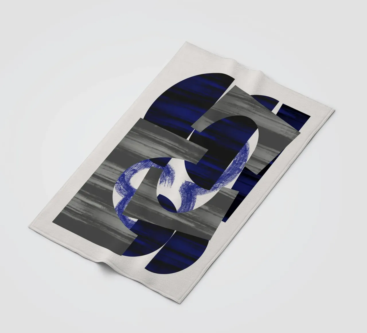 Composizione di forme giocose 14 coperta in pile da Little Dean