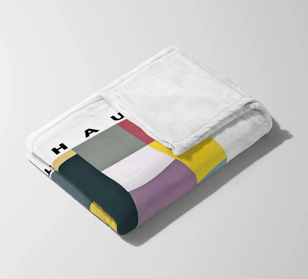 Bauhaus fleece blanket by Brooke