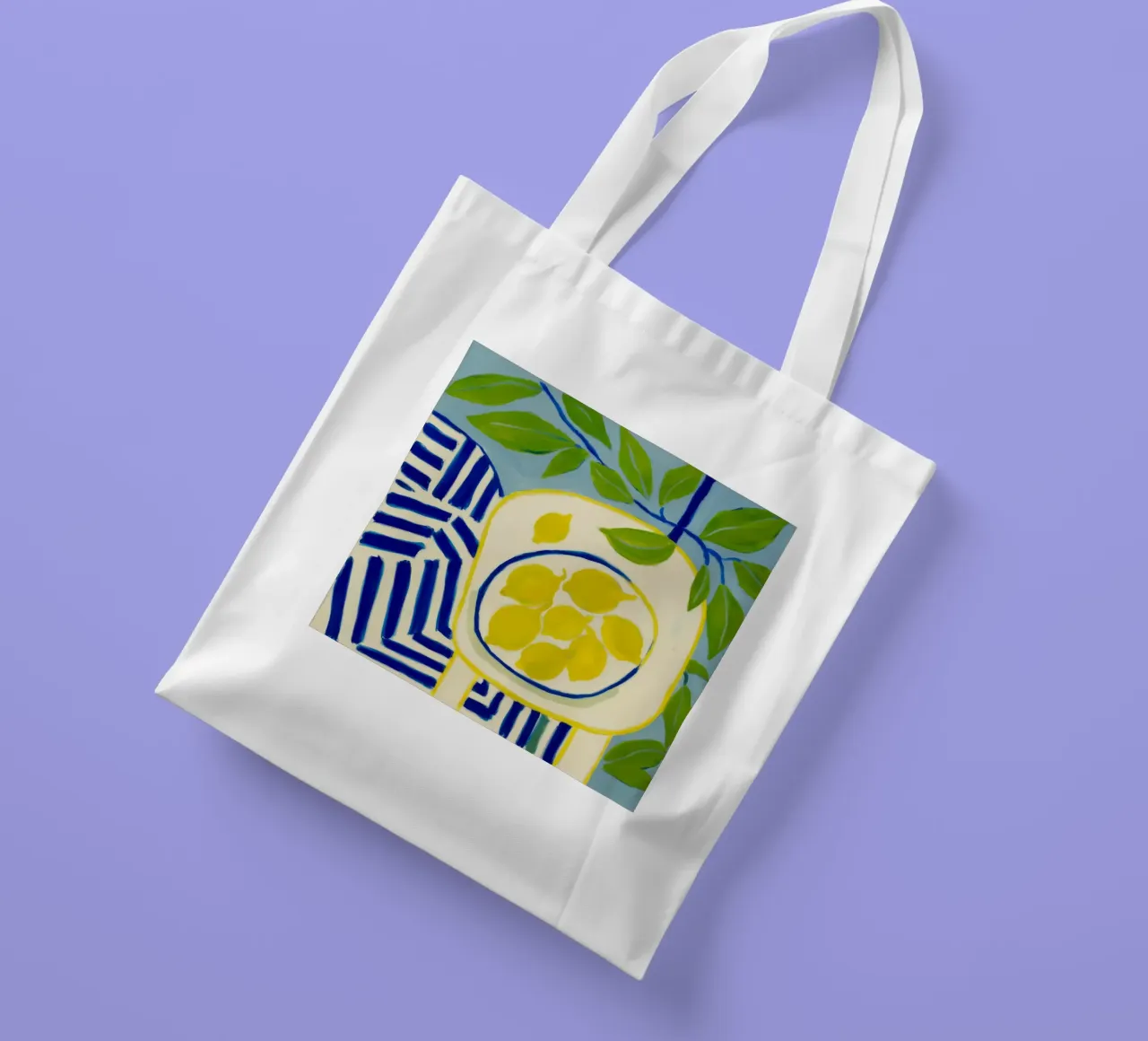 Windowed Lemon Light tote bag by Dawn Light
