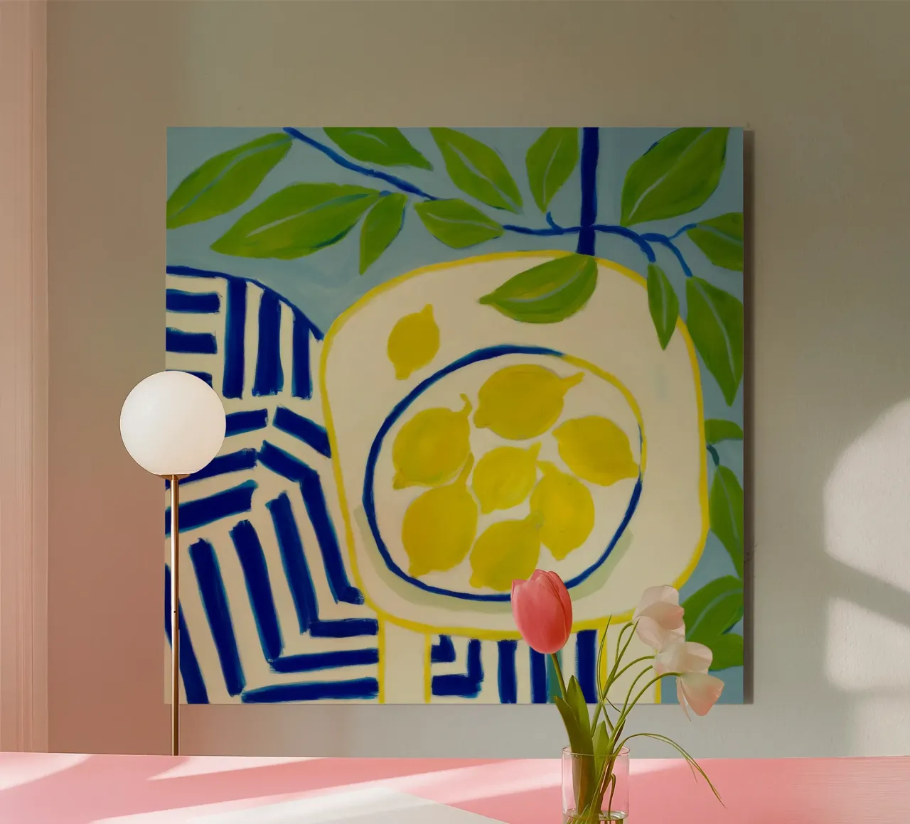 Zitronenlicht mit Fenster Forex-Platte von Dawn Light