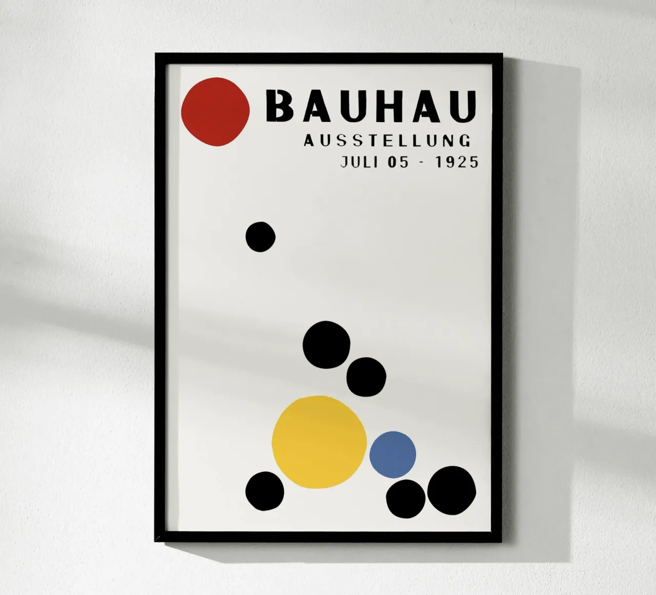 Bauhaus poster con telaio in legno da Brooke