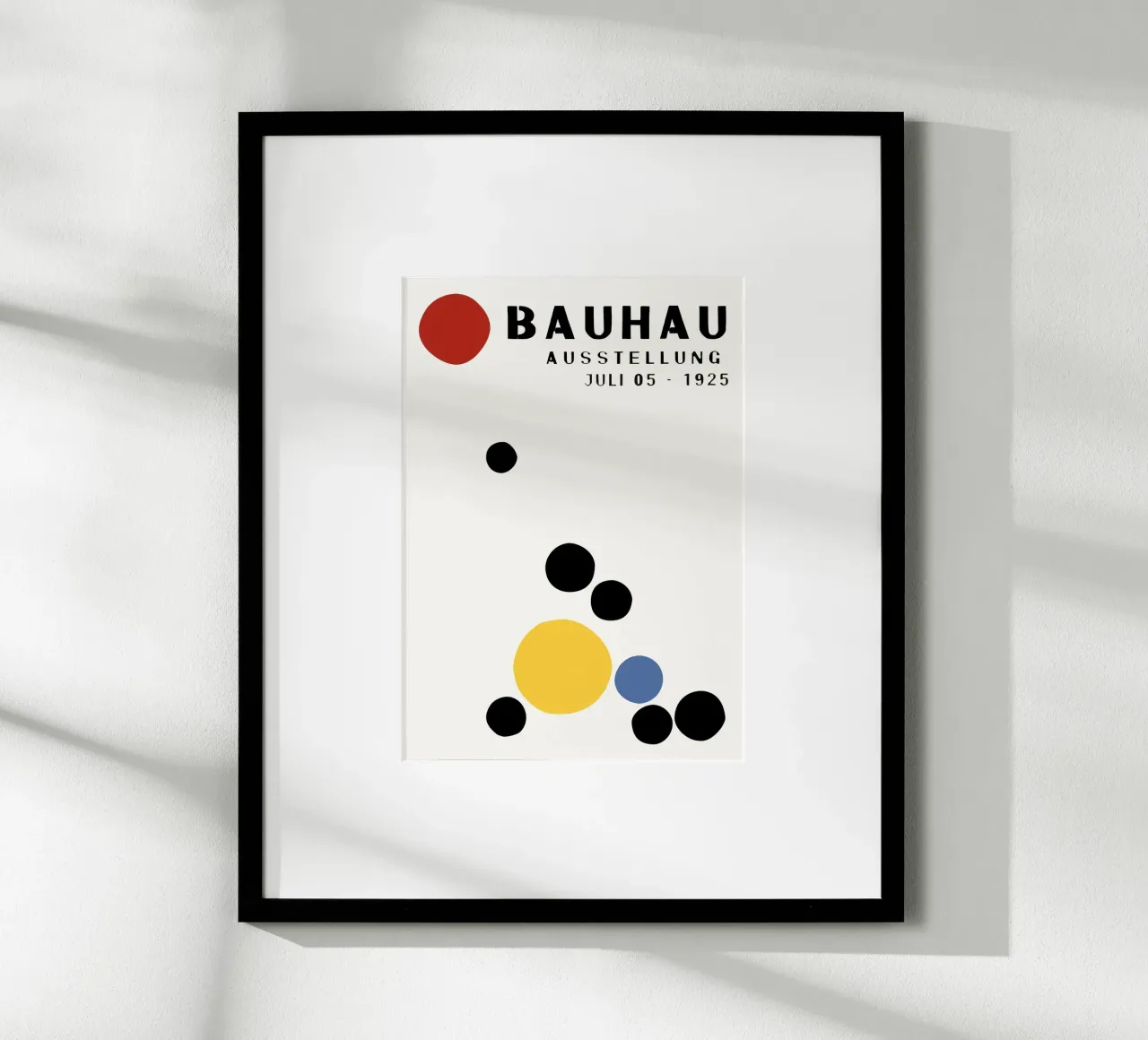 Bauhaus poster con telaio in legno da Brooke