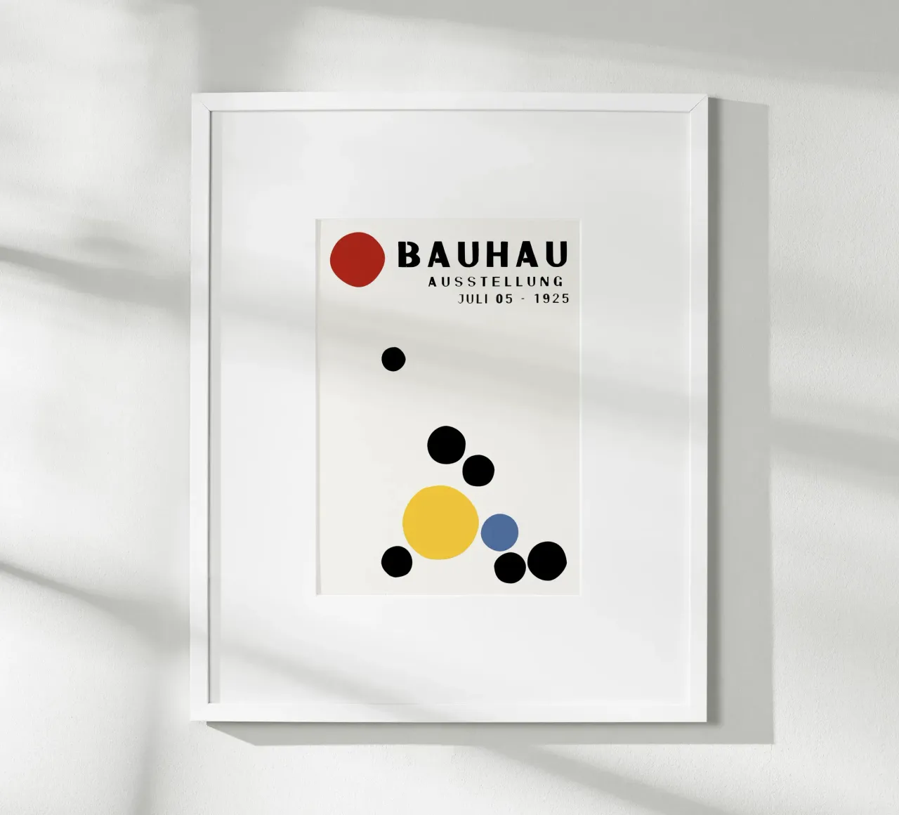 Bauhaus poster con telaio in legno da Brooke