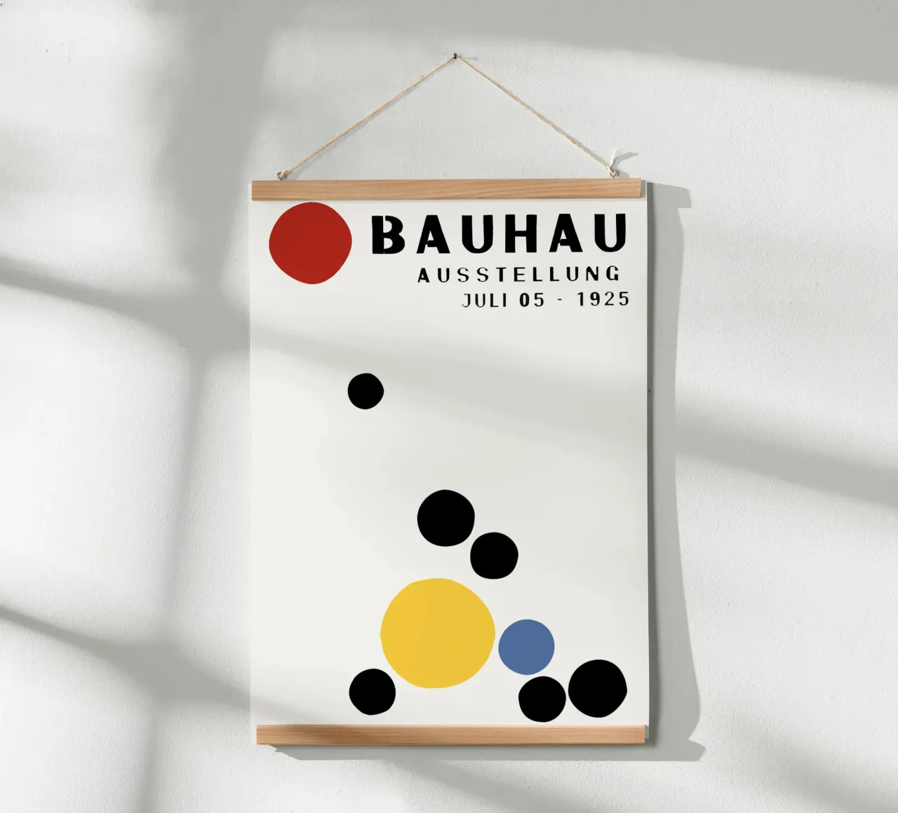 Bauhaus poster con telaio in legno da Brooke