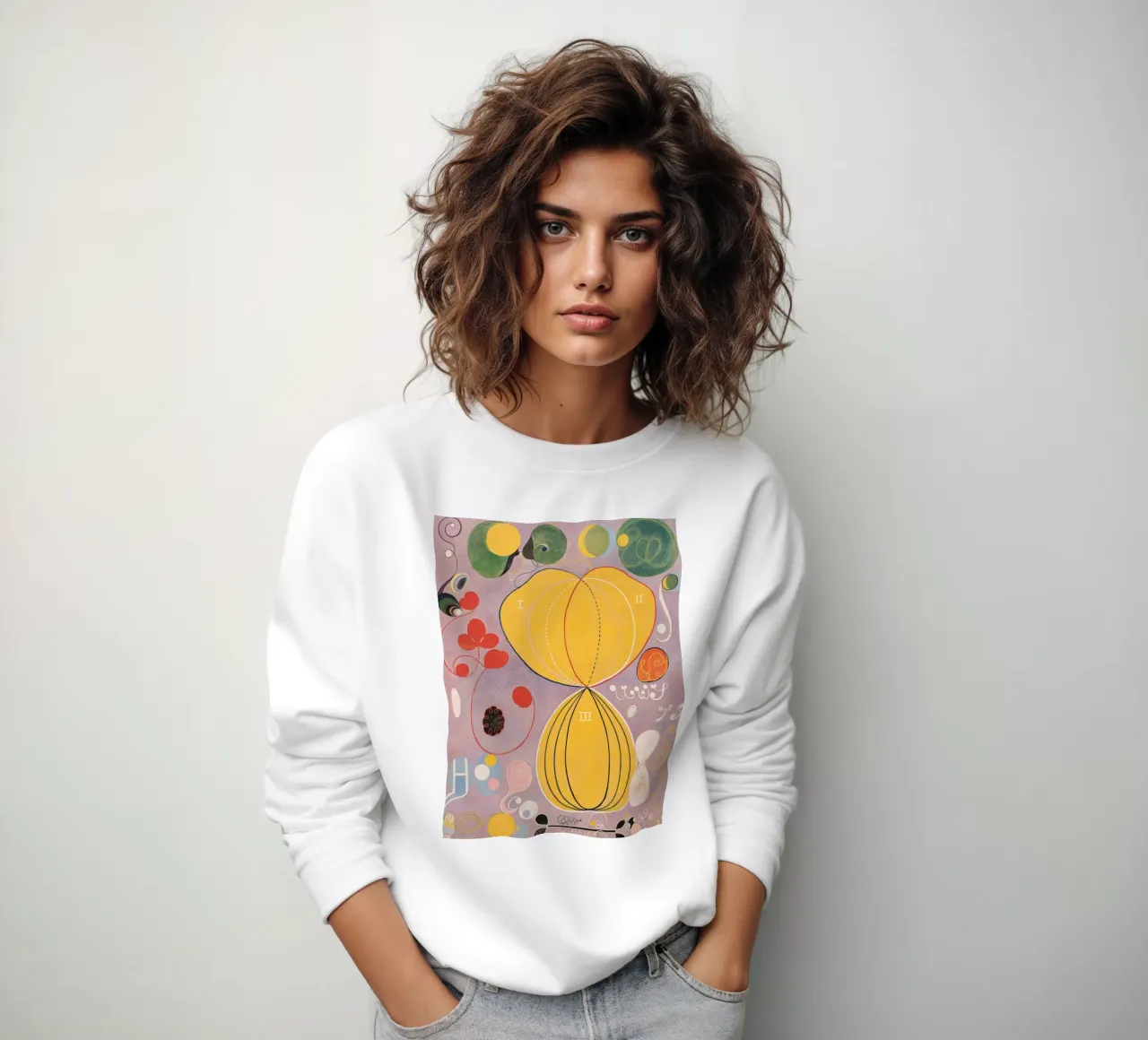 Hilma Af Klint Gemälde Poster Sweatshirt von Ceryspool