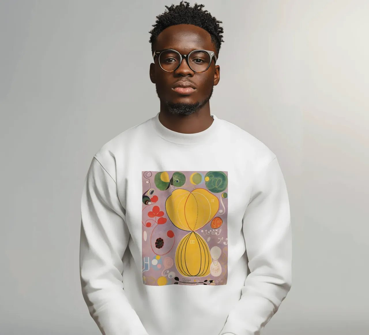 Hilma Af Klint Gemälde Poster Sweatshirt von Ceryspool