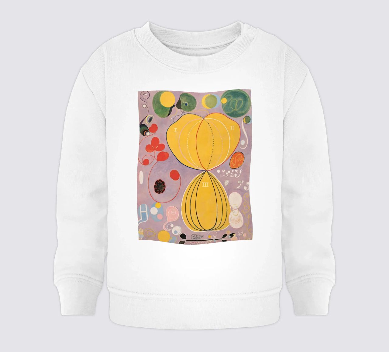 Poster di Hilma Af Klint felpa neonato da Ceryspool