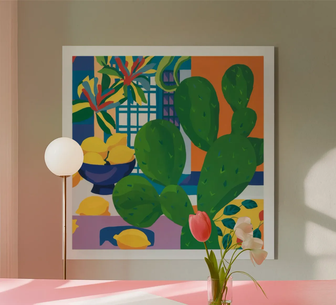 Cactus Agrumi Calma plexiglass da Dawn Light