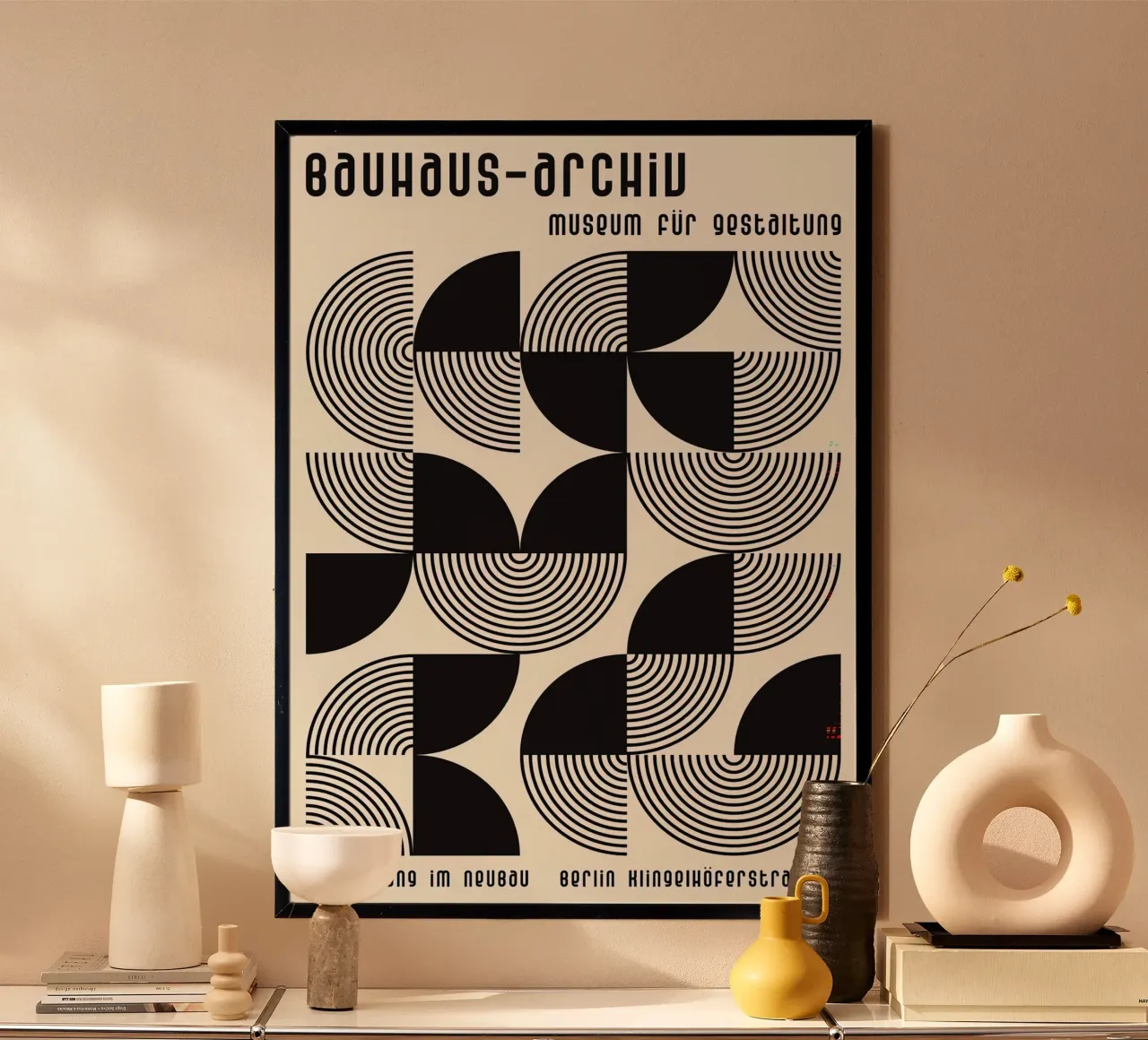 Bauhaus poster con telaio in alluminio da Brooke