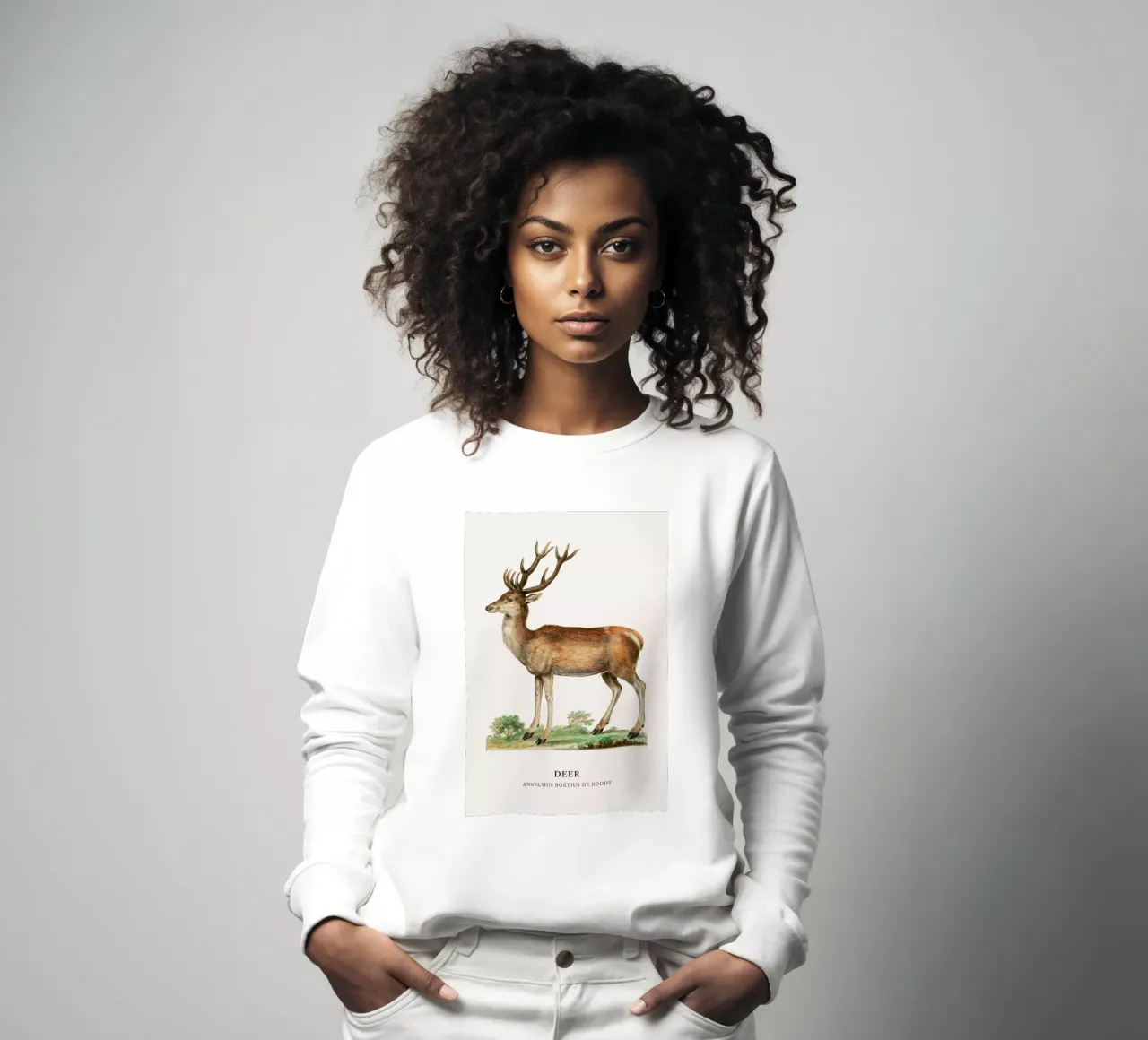 Anselmus Boëtius de Boodt - Deer felpa da Vintage by JUNIQE