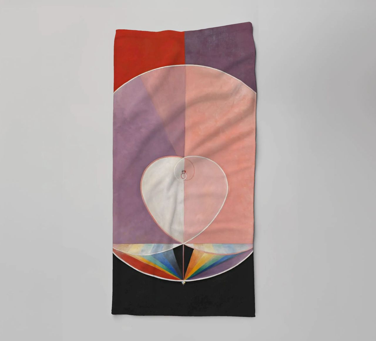 Oltre il visibile - Hilma Af Klint asciugamano da bagno da Ceryspool