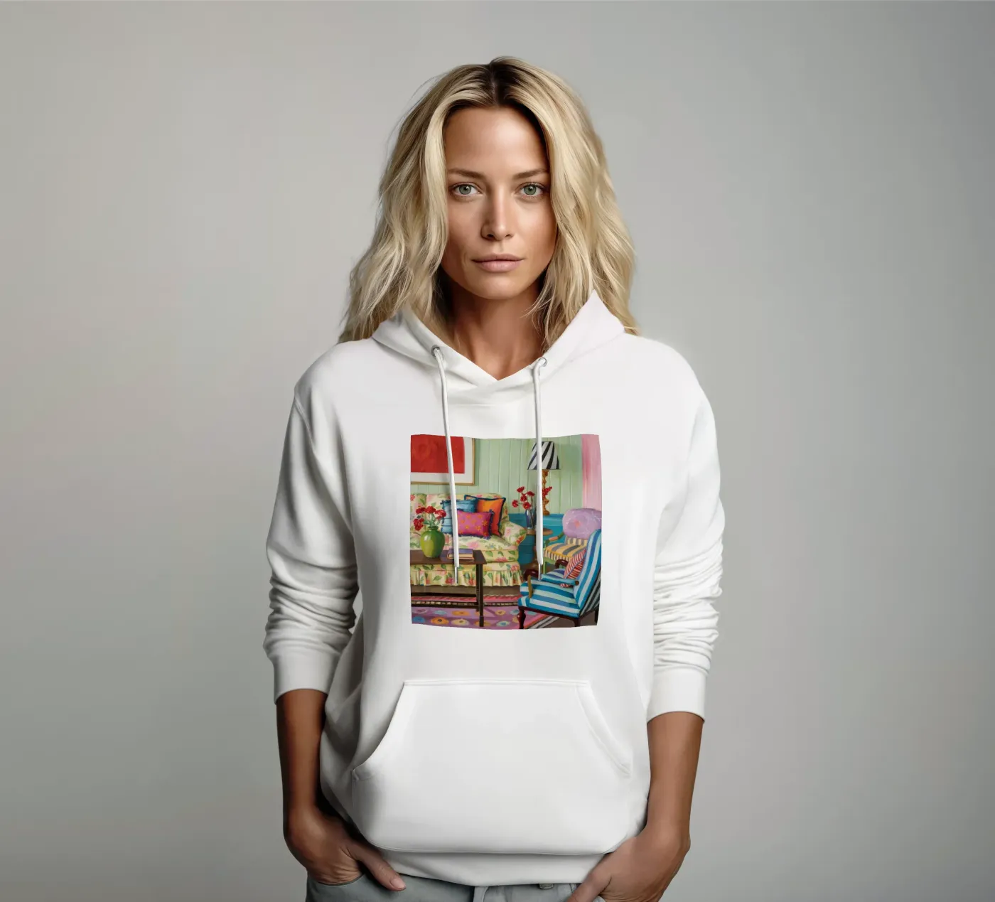 Eclectic Pattern Parlor hoodie by Pan Denim