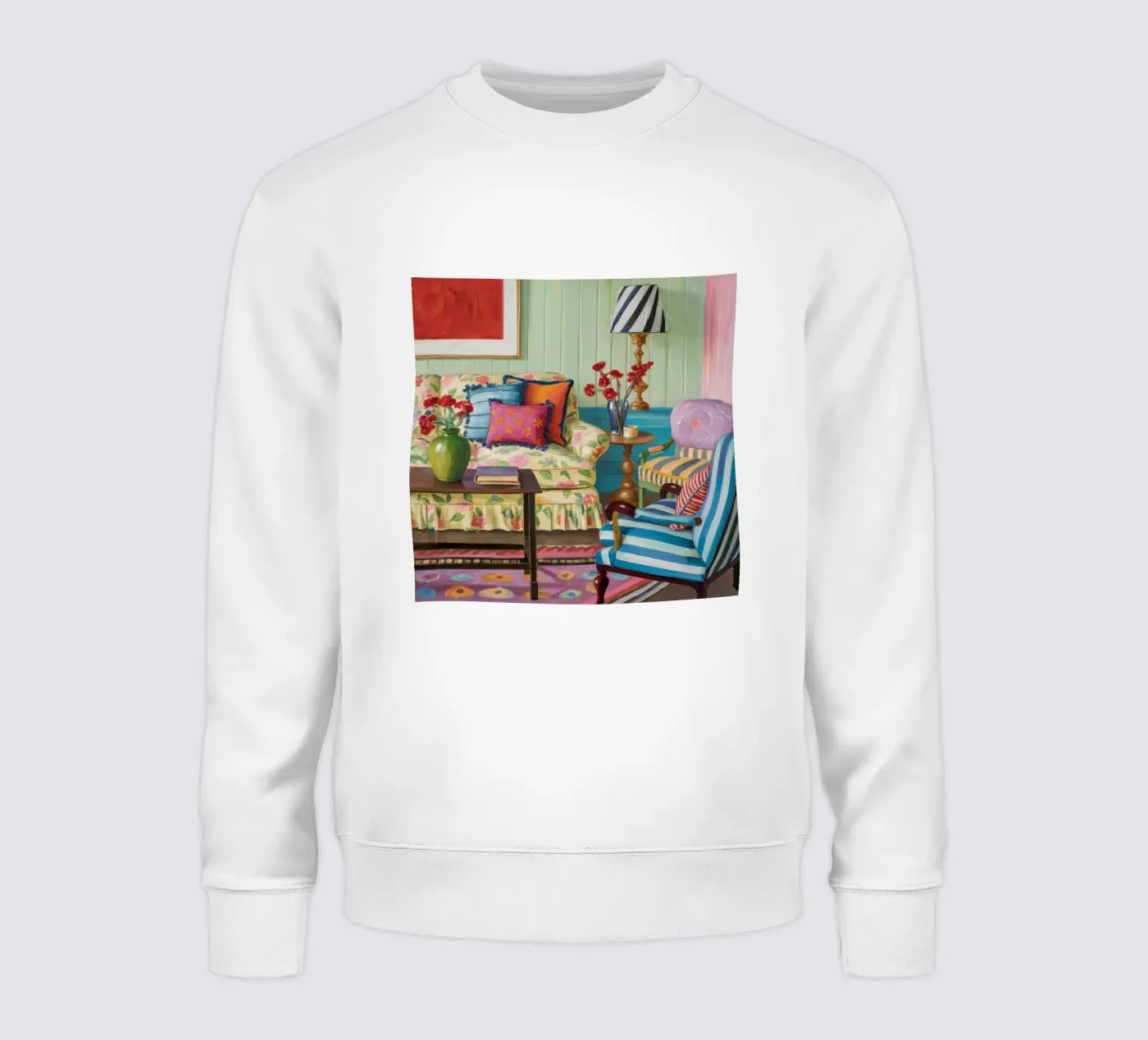 Eclectic Pattern Parlor sweatshirt by Pan Denim