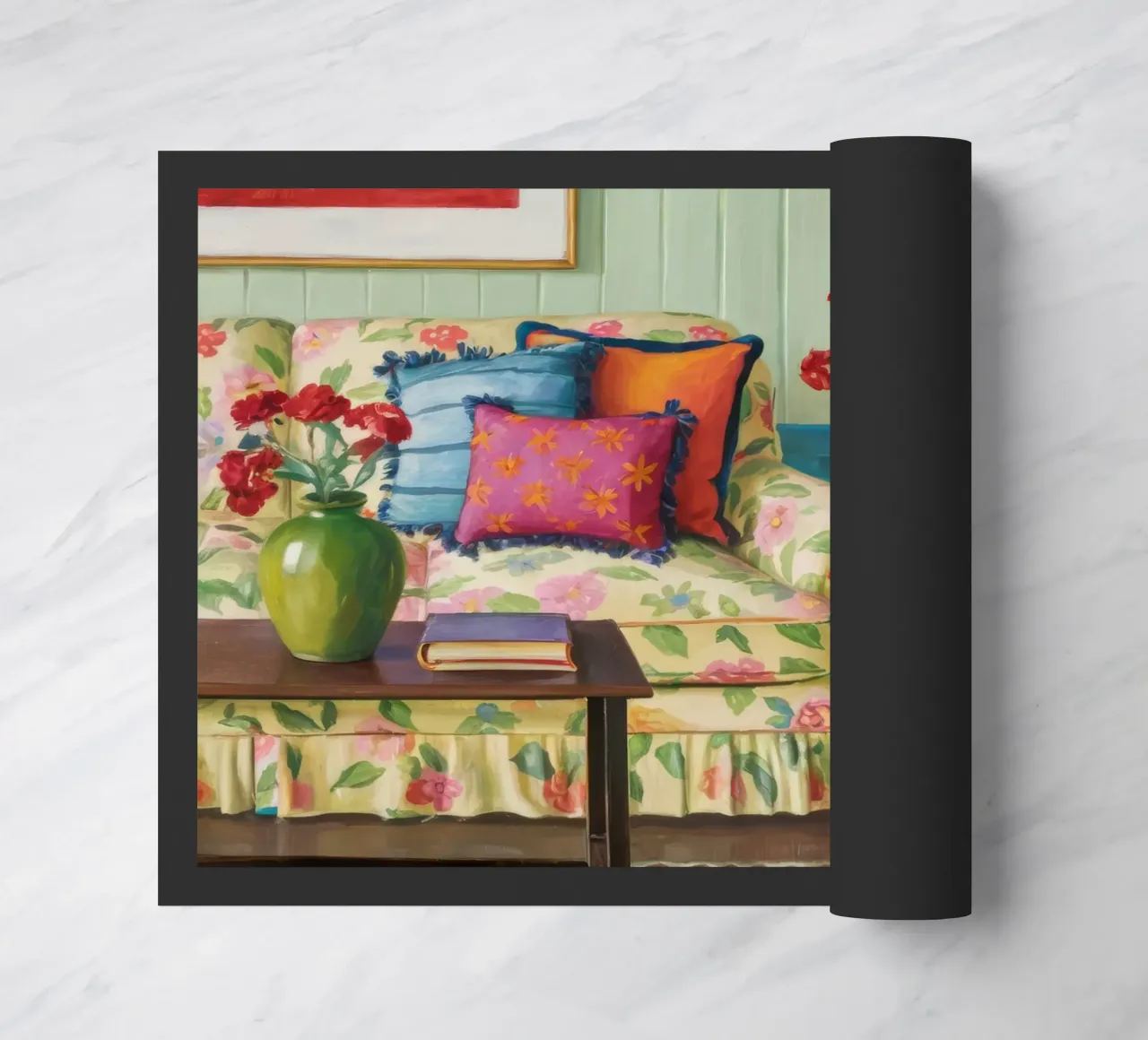 Eclectic Pattern Parlor doormat by Pan Denim