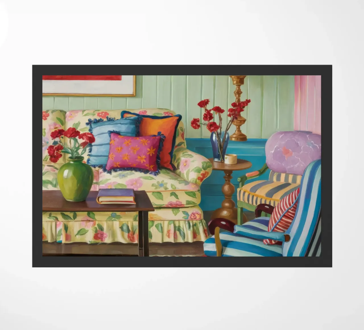 Eclectic Pattern Parlor doormat by Pan Denim