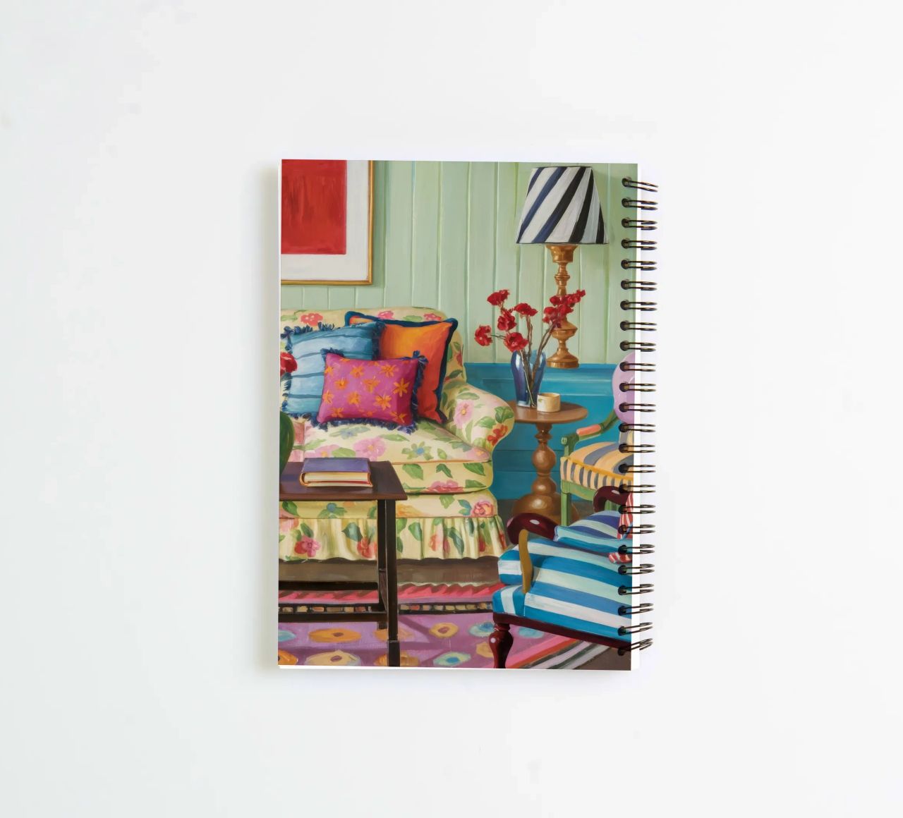 Eclectic Pattern Parlor spiral notebook by Pan Denim