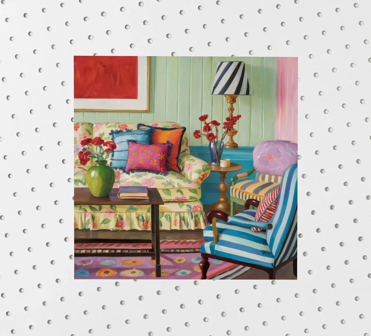 Eclectisch patroon salon sticker van Pan Denim