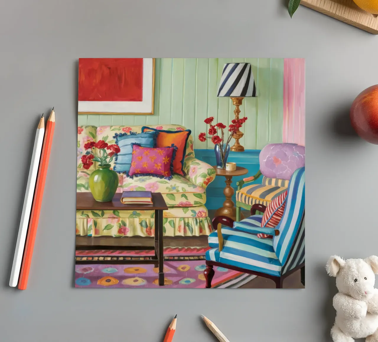 Eclectic Pattern Parlor sticker sheet by Pan Denim