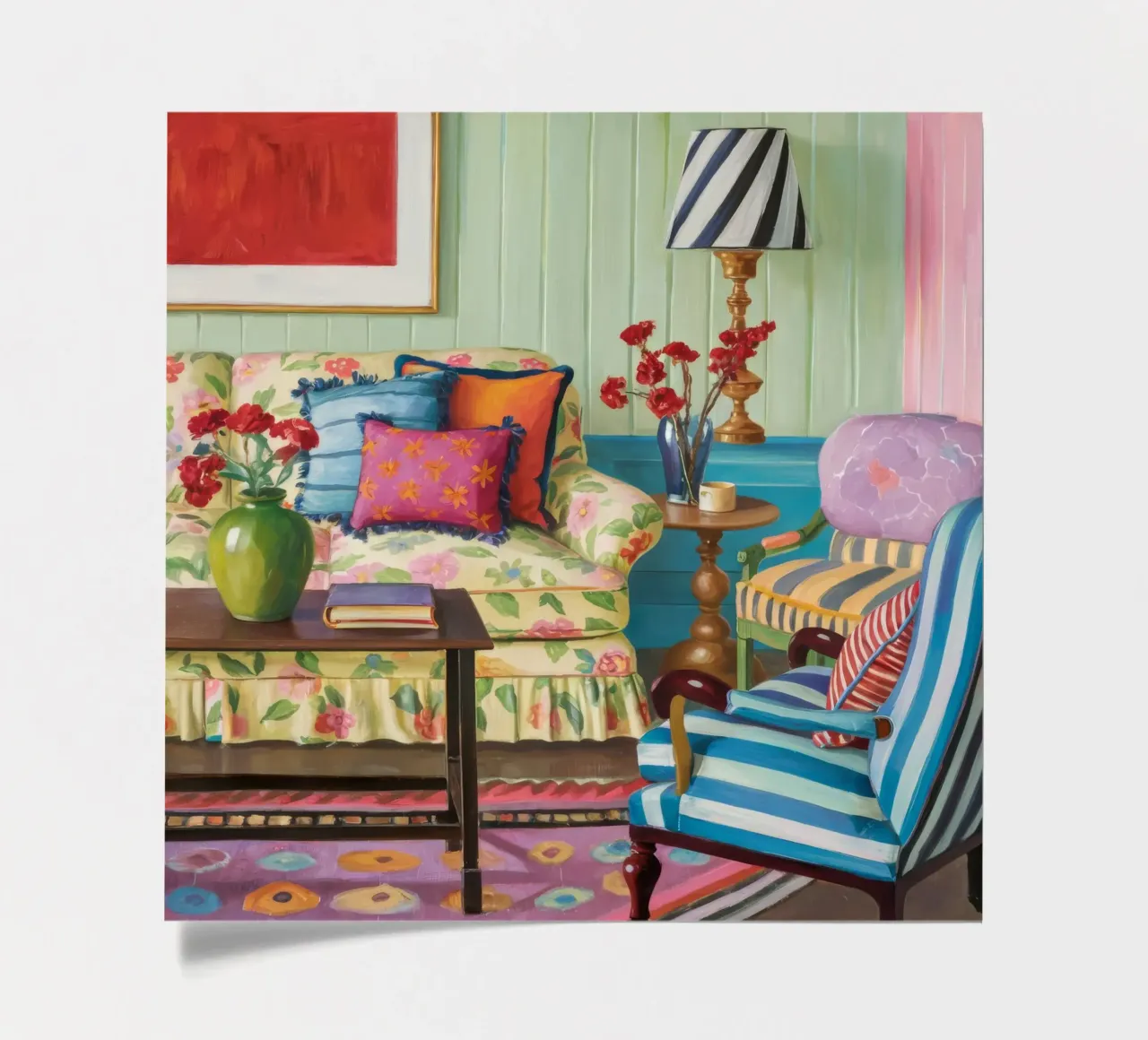 Eclectic Pattern Parlor sticker sheet by Pan Denim