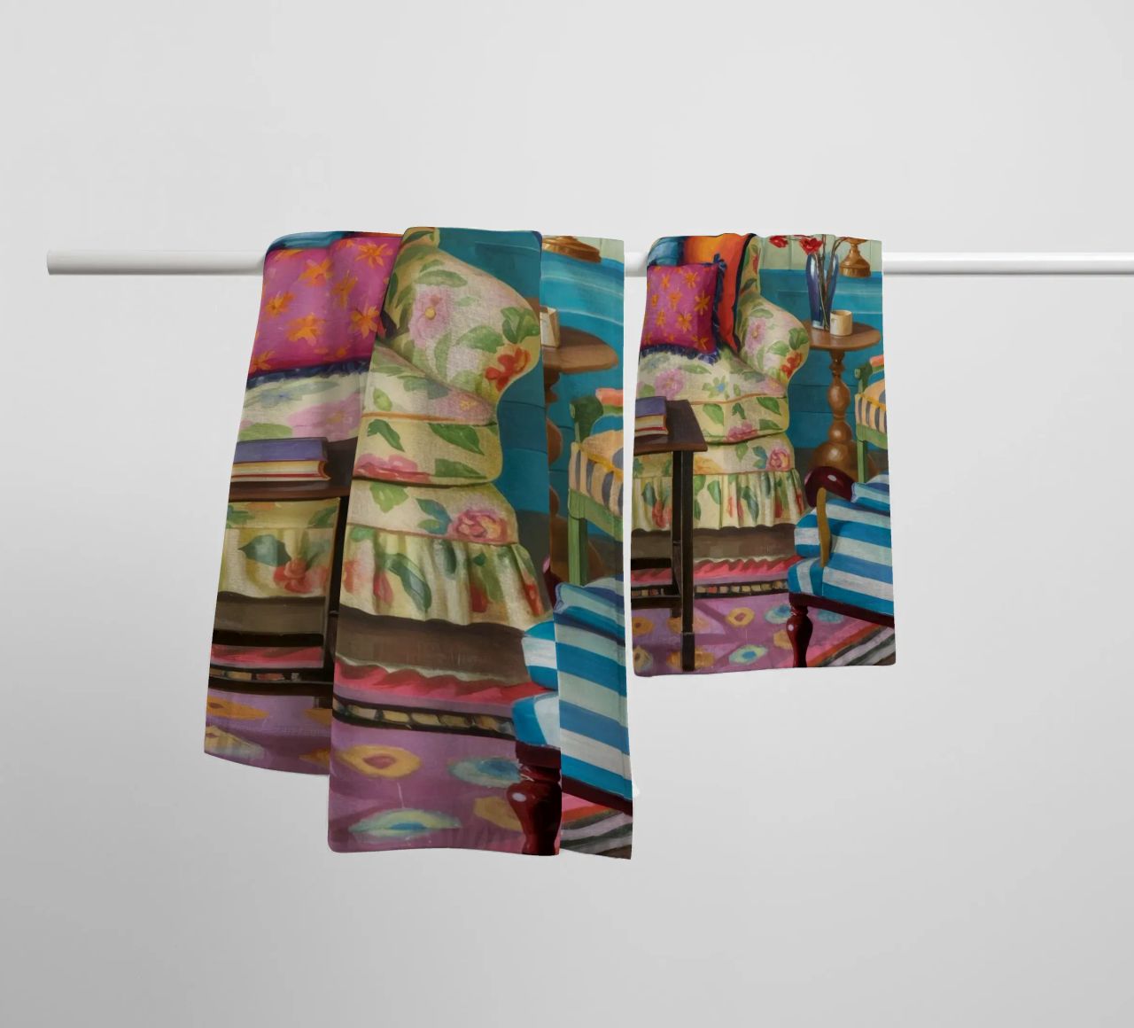 Eclectic Pattern Parlor towel by Pan Denim