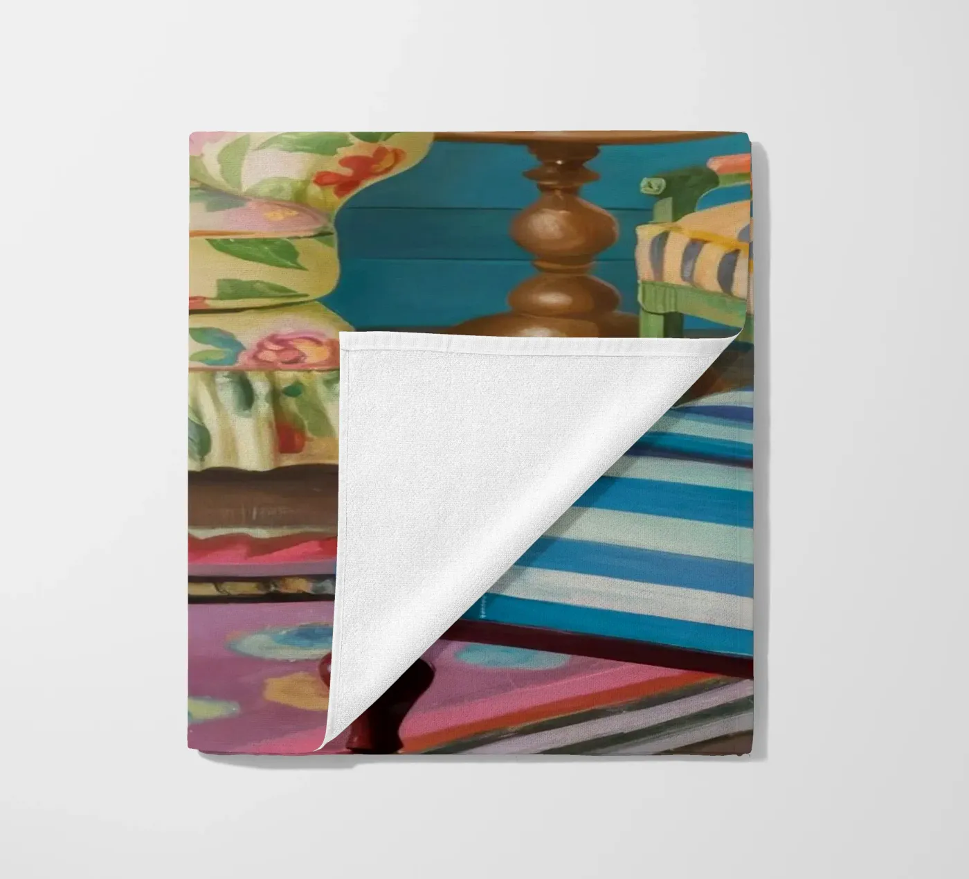 Parloir à motifs éclectiques serviette de plage de Pan Denim