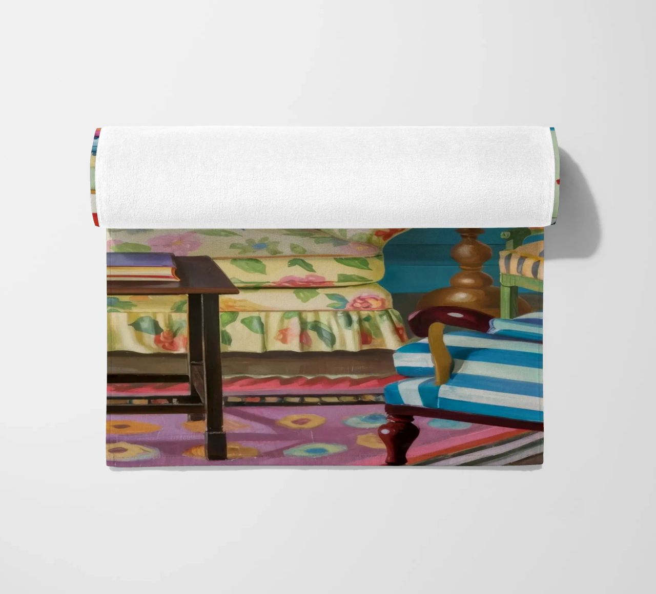 Eclectic Pattern Parlor beach towel by Pan Denim
