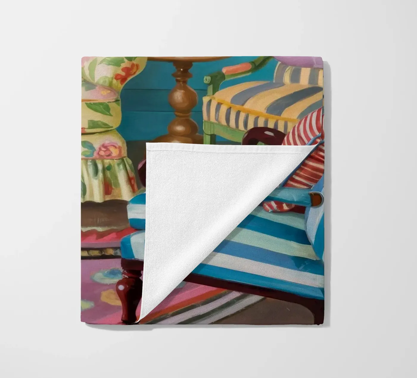 Parloir à motifs éclectiques serviette de plage de Pan Denim