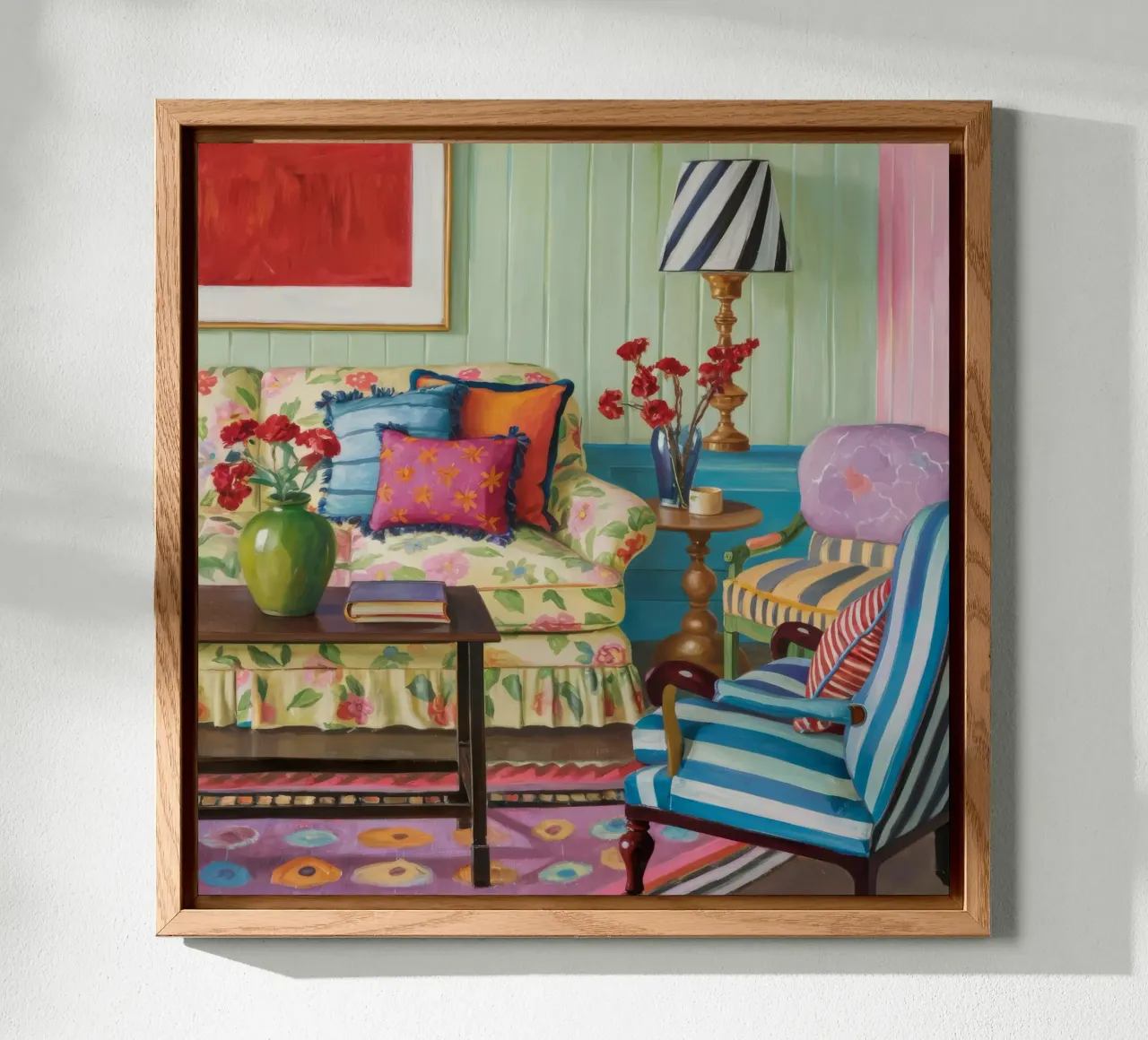 Eclectic Pattern Parlor forex plate by Pan Denim