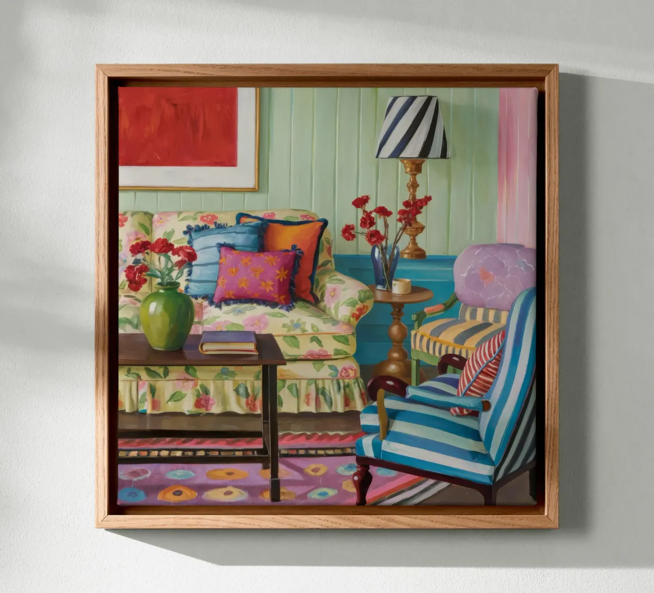 Eclectic Pattern Parlor canvas by Pan Denim