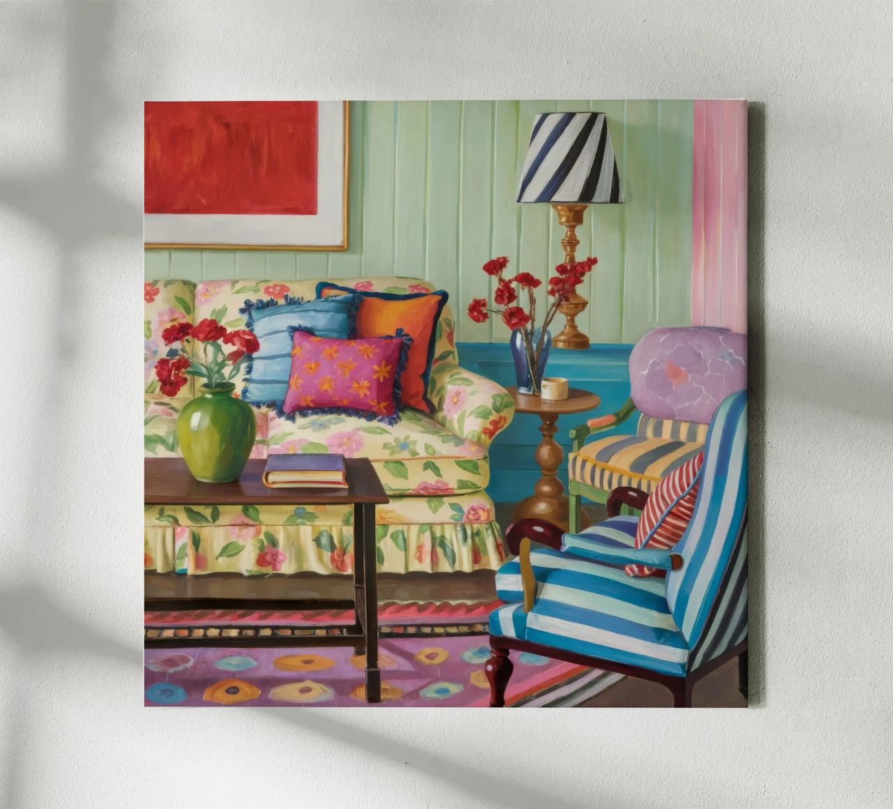 Eclectic Pattern Parlor canvas by Pan Denim