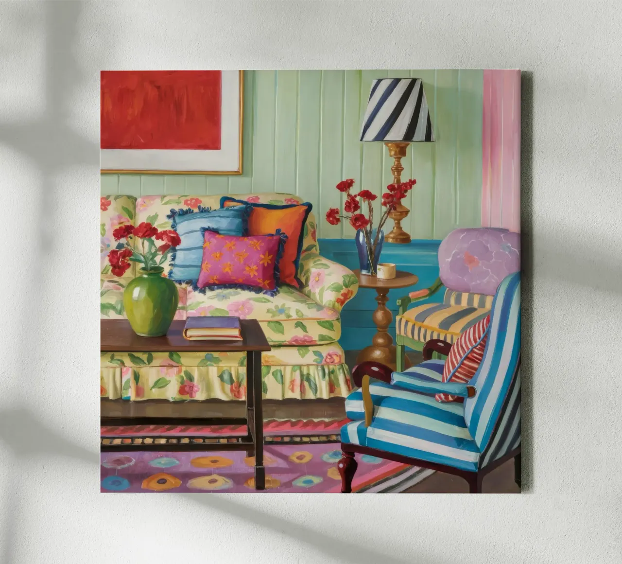 Eclectic Pattern Parlor canvas by Pan Denim