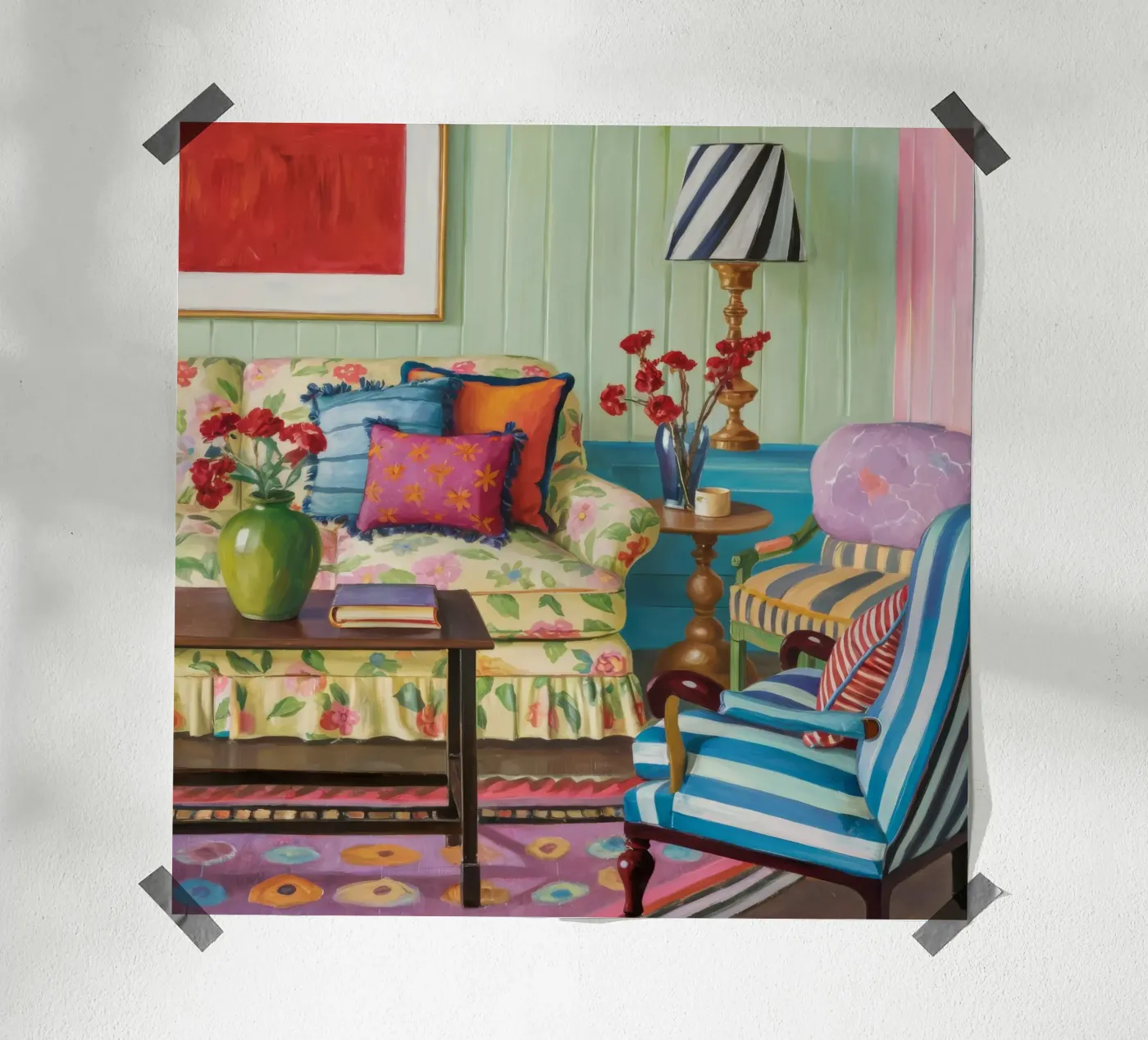 Eclectic Pattern Parlor Poster von Pan Denim