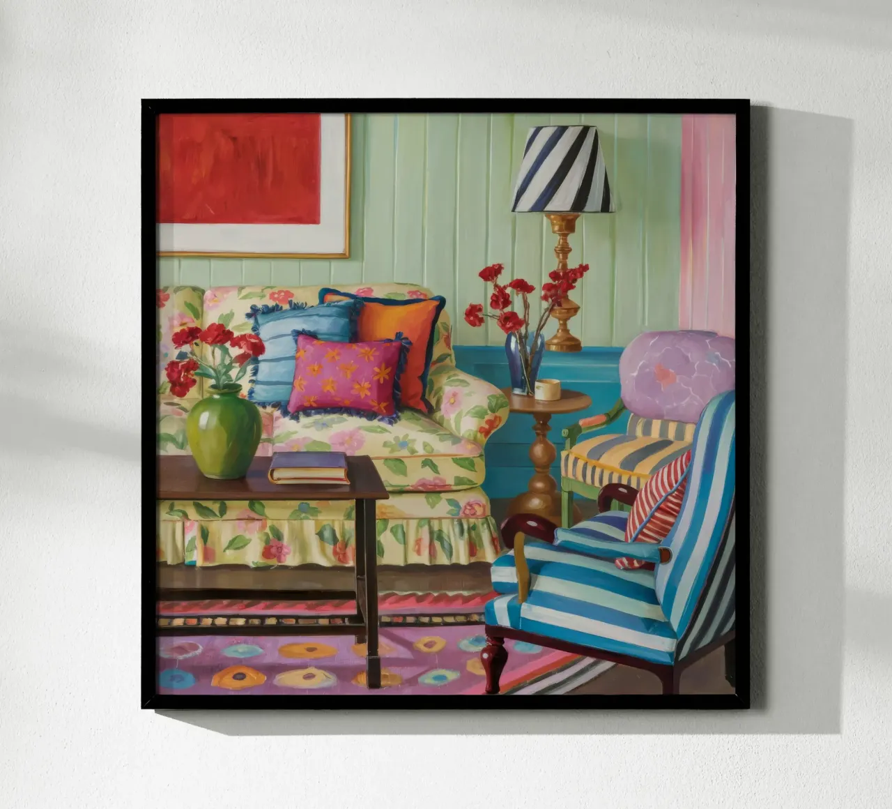 Eclectic Pattern Parlor poster by Pan Denim