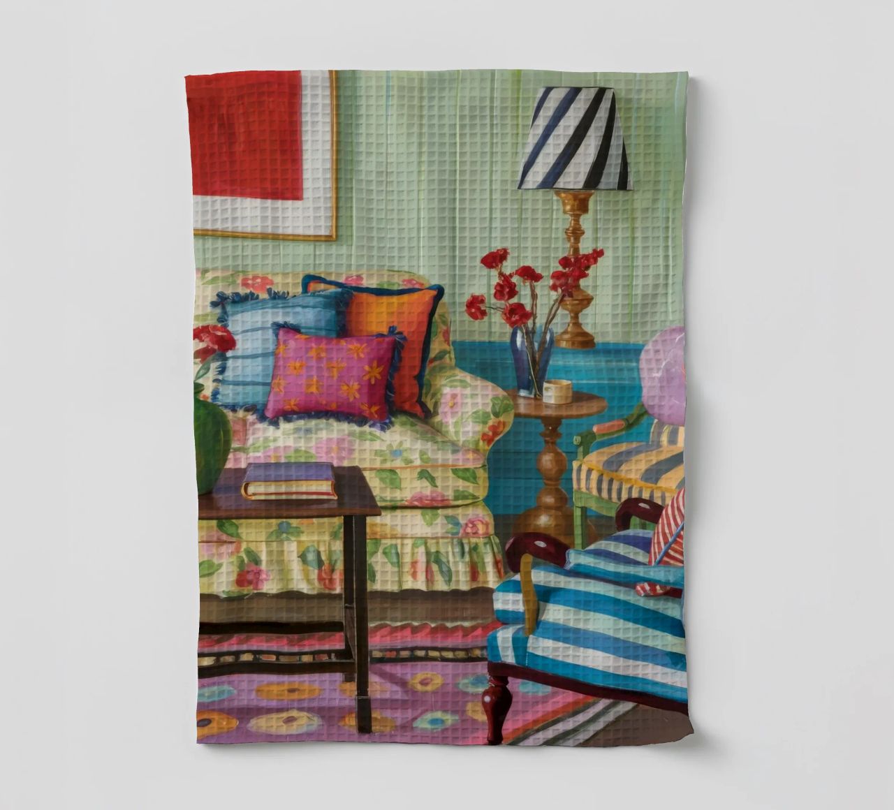 Eclectic Pattern Parlor tea towel by Pan Denim