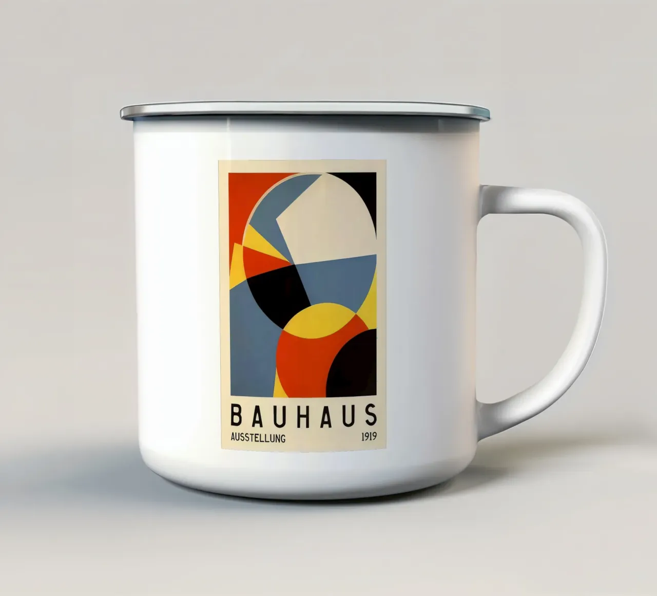 Bauhaus tazza in smalto da Brooke
