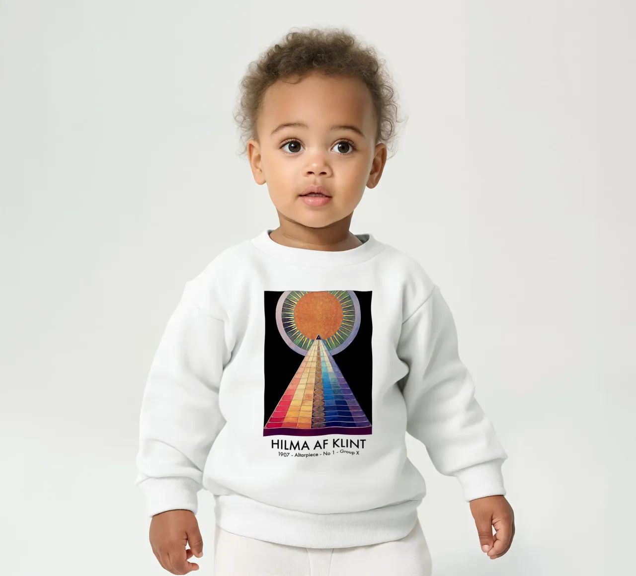 Hilma Af Klint Altarbild Nr. 1 Baby Sweatshirt von Ceryspool