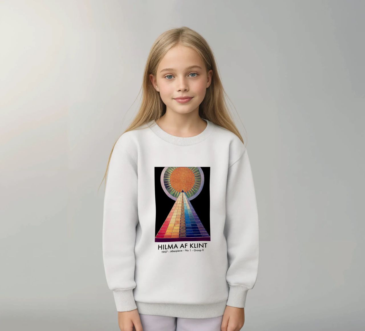 Pala di Hilma Af Klint n. 1 felpa bambino da Ceryspool