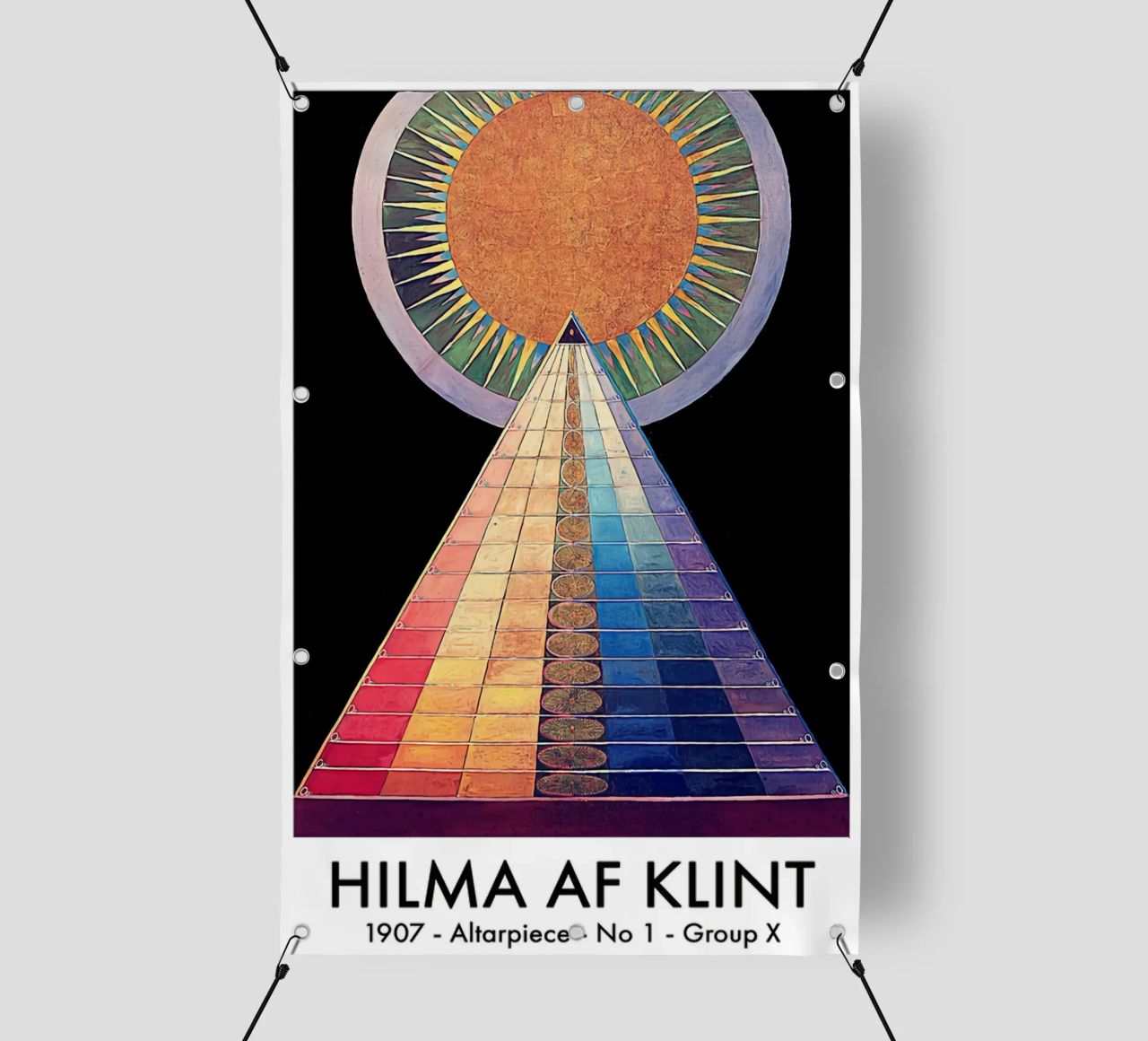 Pala di Hilma Af Klint n. 1 telo in pvc da Ceryspool