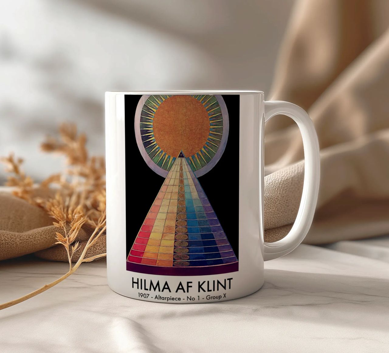 Pala di Hilma Af Klint n. 1 tazza in ceramica da Ceryspool