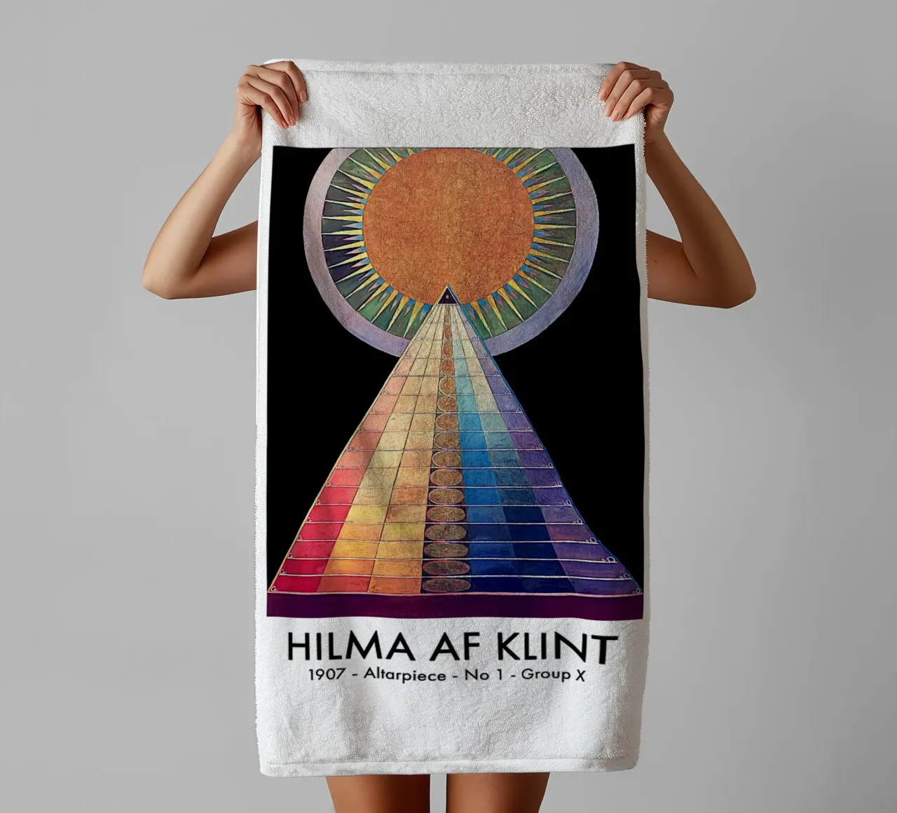Pala di Hilma Af Klint n. 1 asciugamano da bagno da Ceryspool