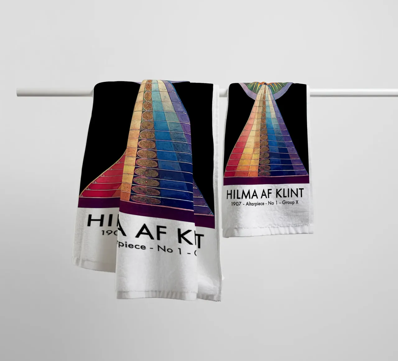 Pala di Hilma Af Klint n. 1 asciugamano da bagno da Ceryspool