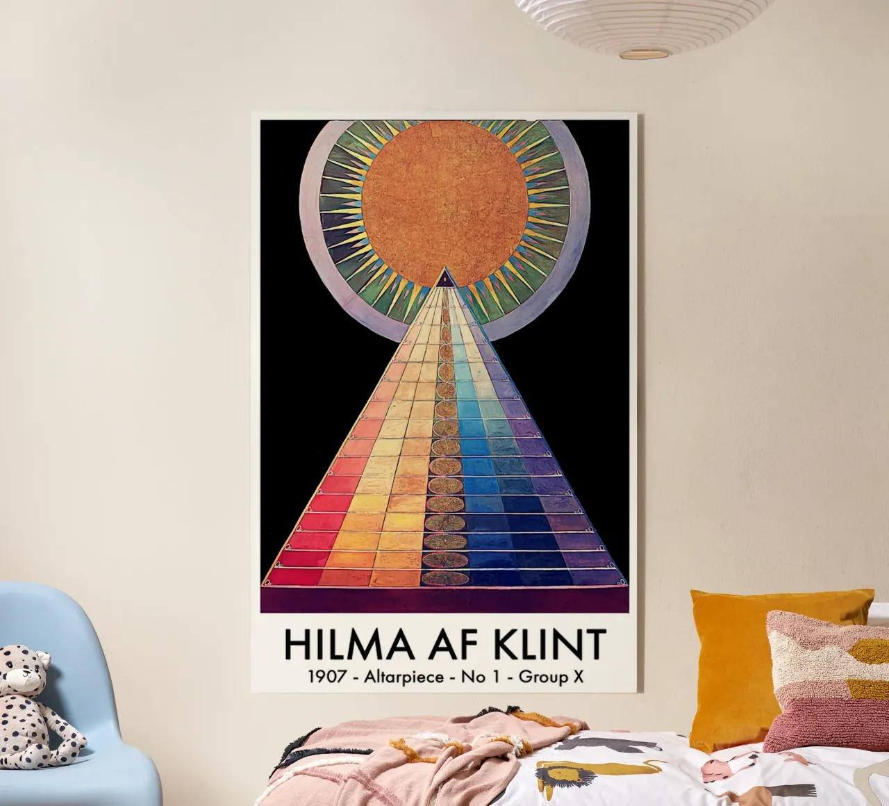 Retablo nº 1 de Hilma Af Klint metacrilato de Ceryspool