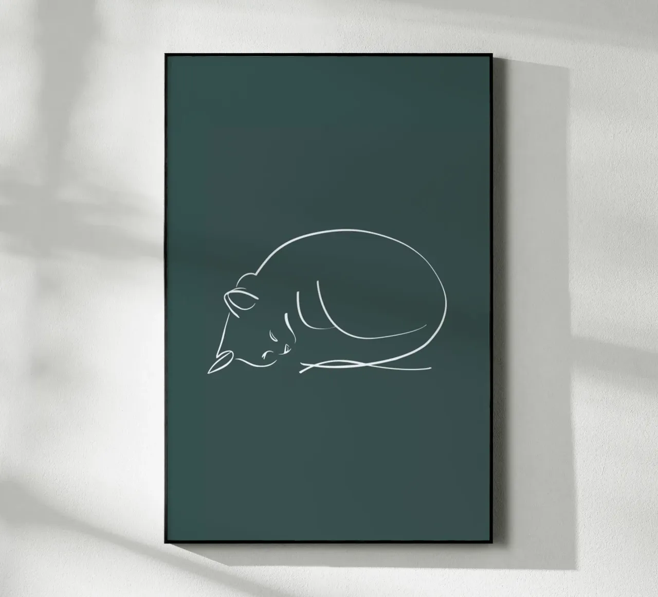 Sleeping Cat plexiglass da XOXO Arte