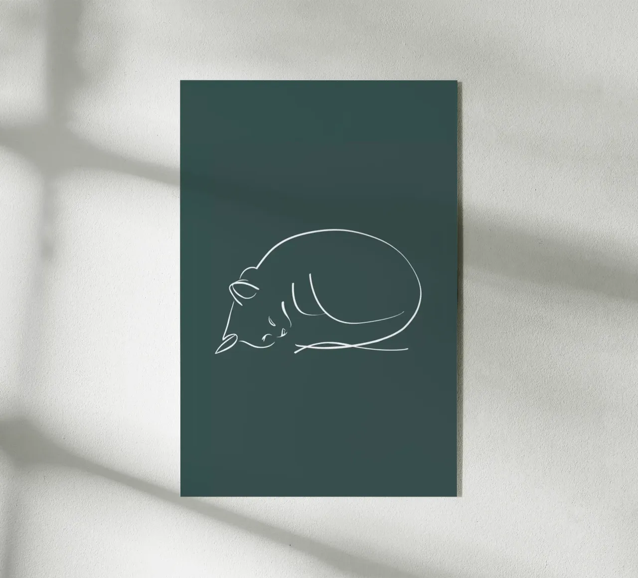 Sleeping Cat plexiglass da XOXO Arte