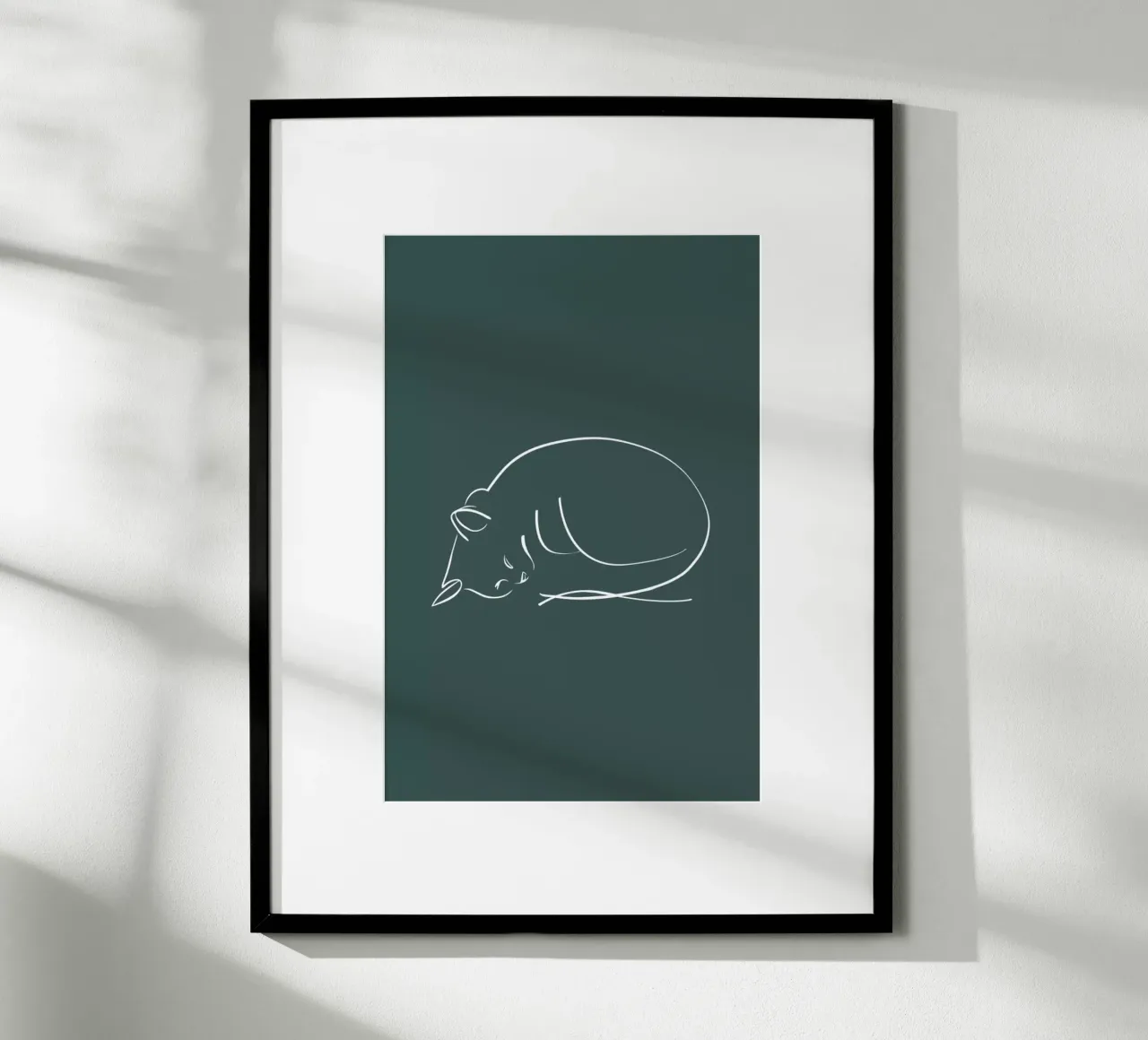 Sleeping Cat poster da XOXO Arte