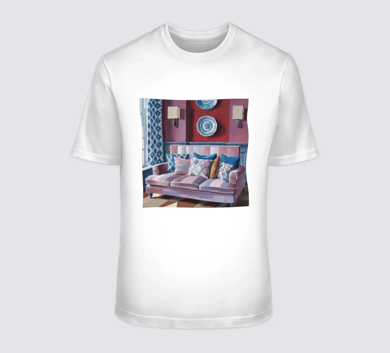Divano in velluto Serenity t-shirt da Pan Denim