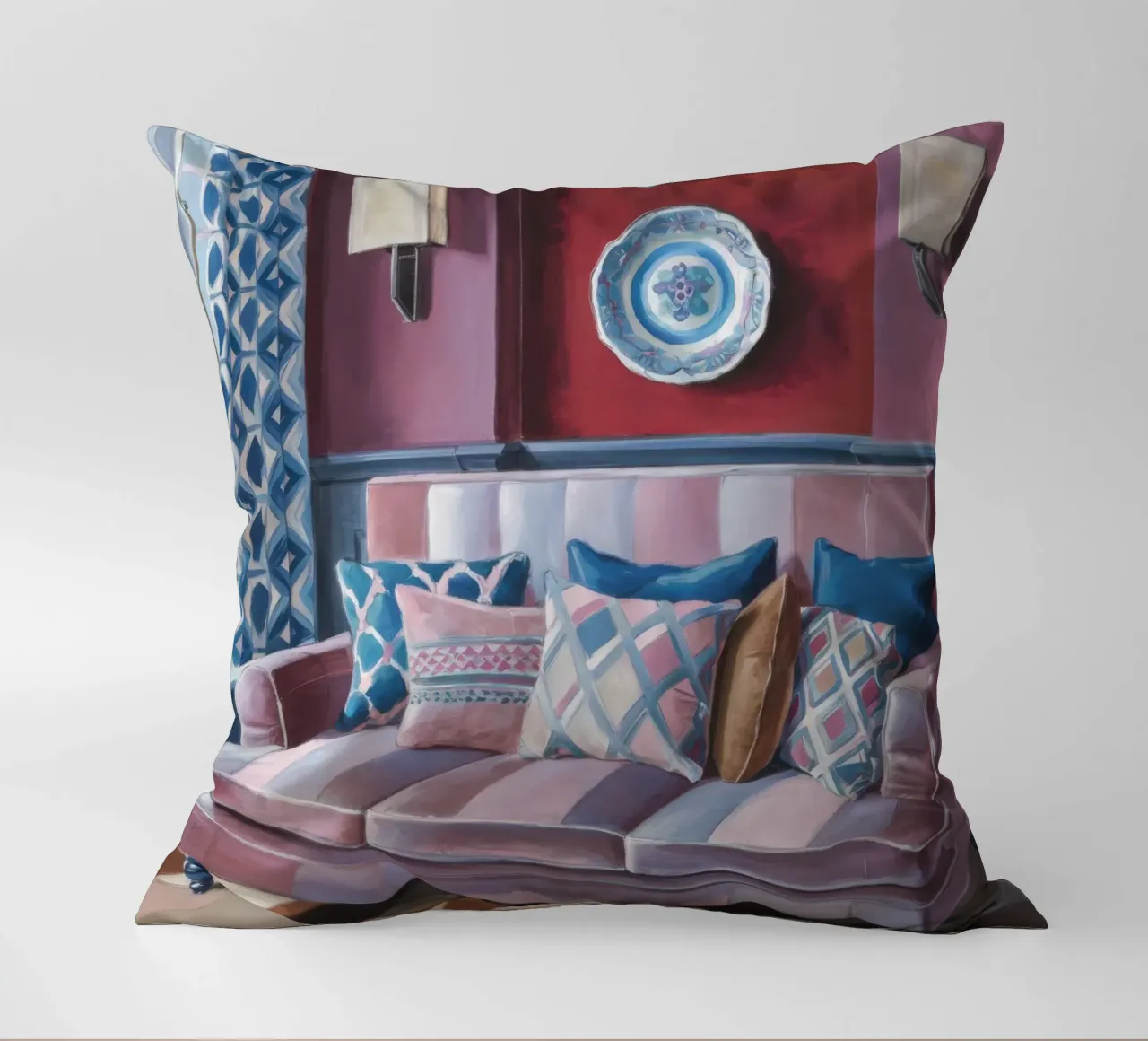 Divano in velluto Serenity cuscino da Pan Denim