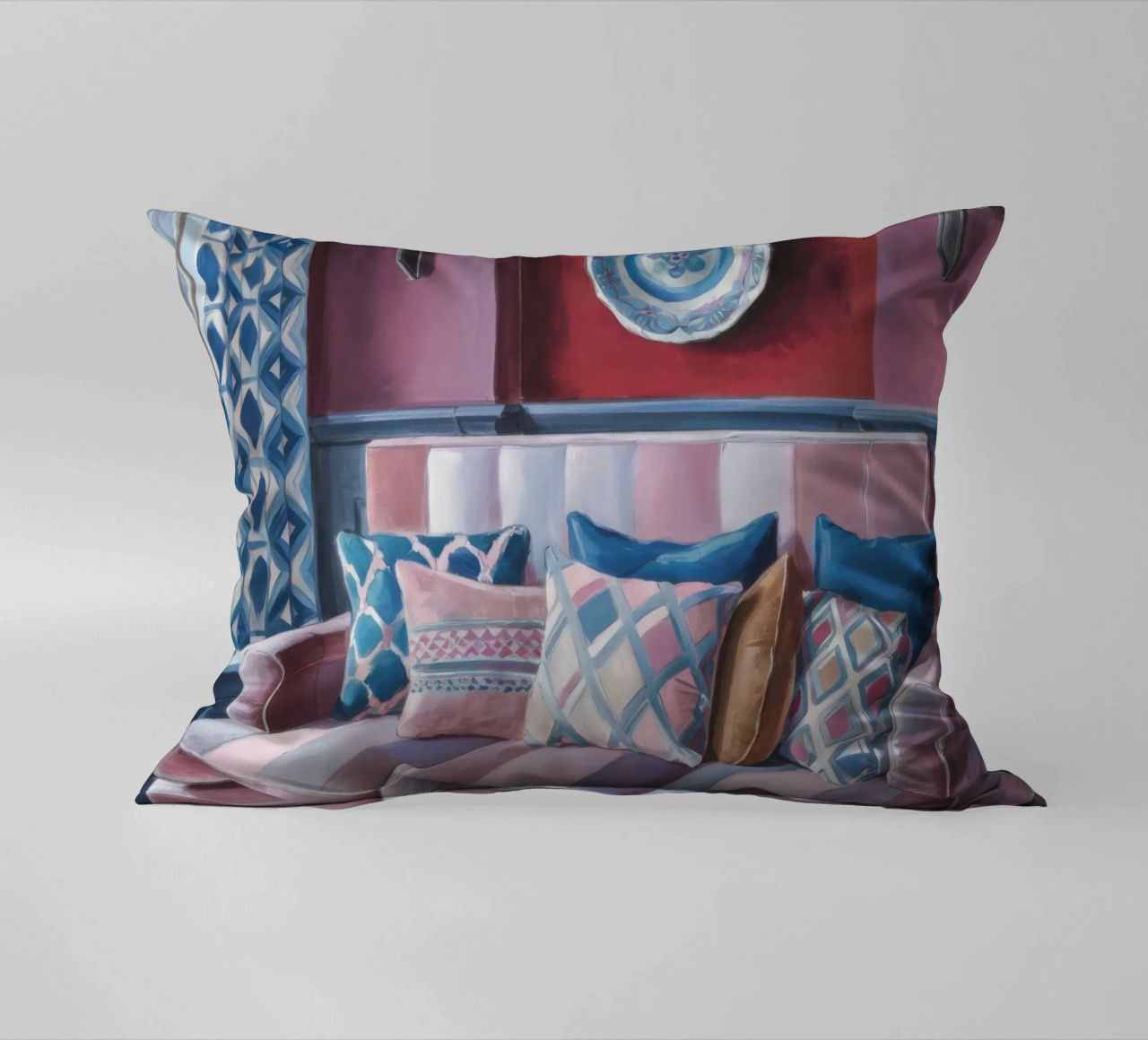 Velvet Sofa Serenity decorative cushion by Pan Denim
