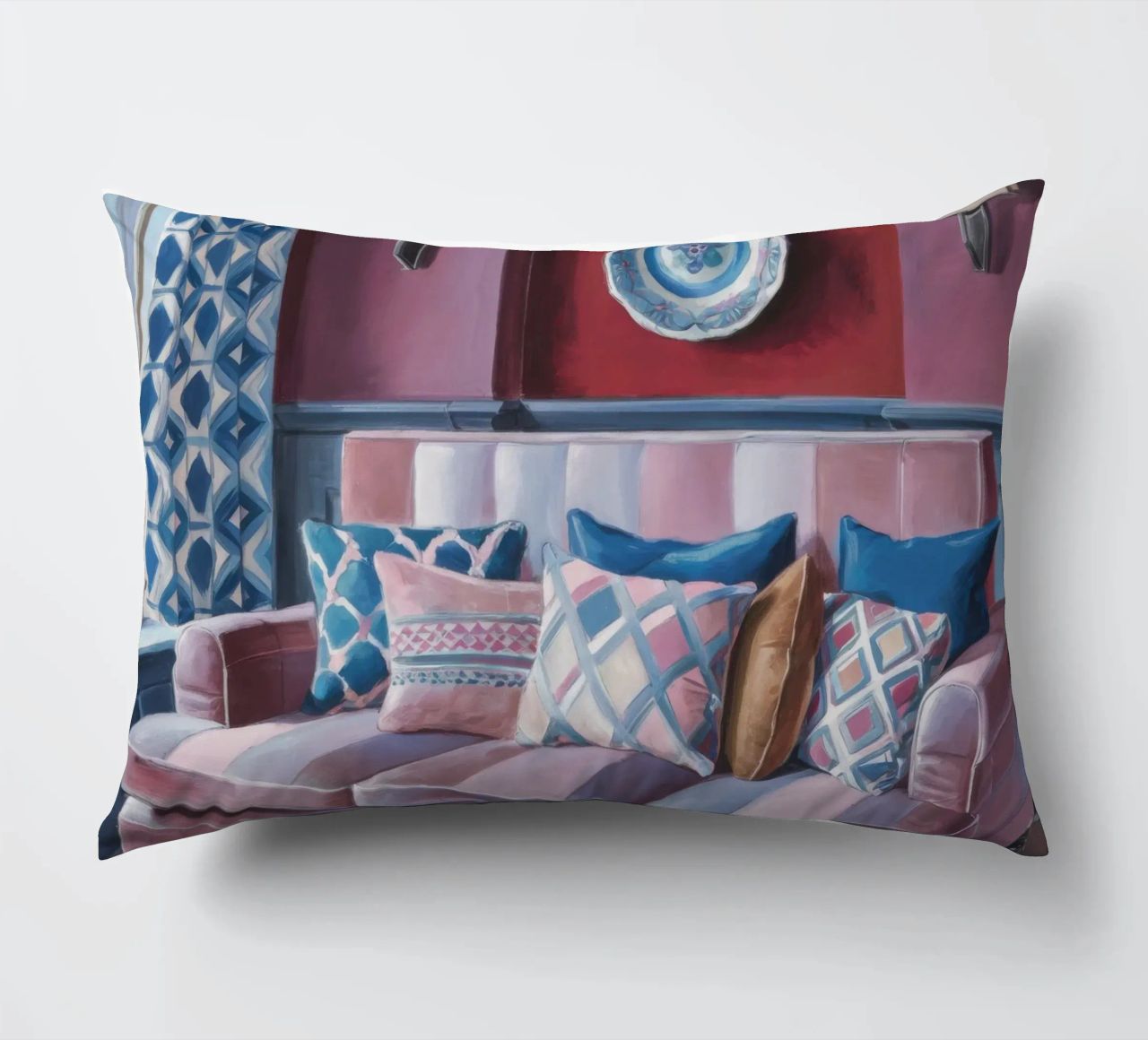 Velvet Sofa Serenity decorative cushion by Pan Denim