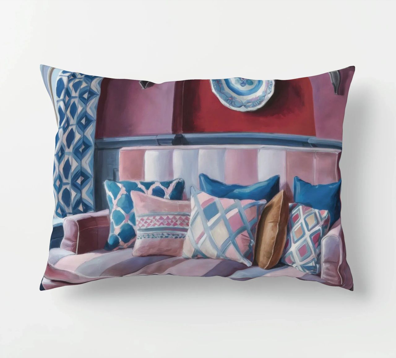 Velvet Sofa Serenity decorative cushion by Pan Denim